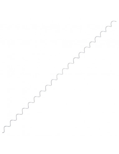 Spirali per Gabbioni 24 pz in Acciaio Zincato 100 cm