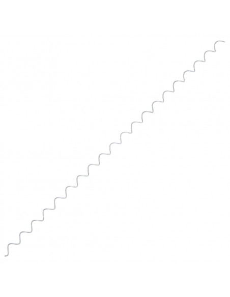 Spirali per Gabbioni 24 pz in Acciaio Zincato 100 cm