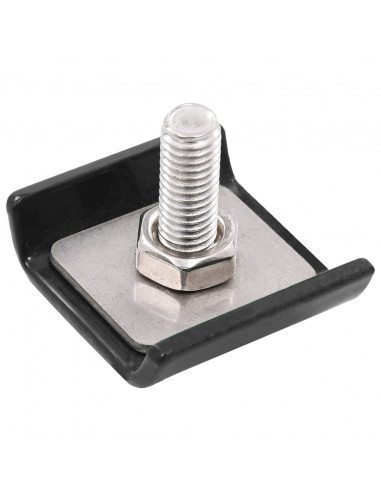 Set di Connettori per Griglie 25 pz Antracite