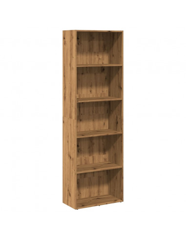 Libreria Rovere Artigianale 60x30x189 cm in Legno Multistrato