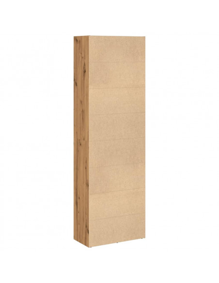 Libreria Rovere Artigianale 60x30x189 cm in Legno Multistrato