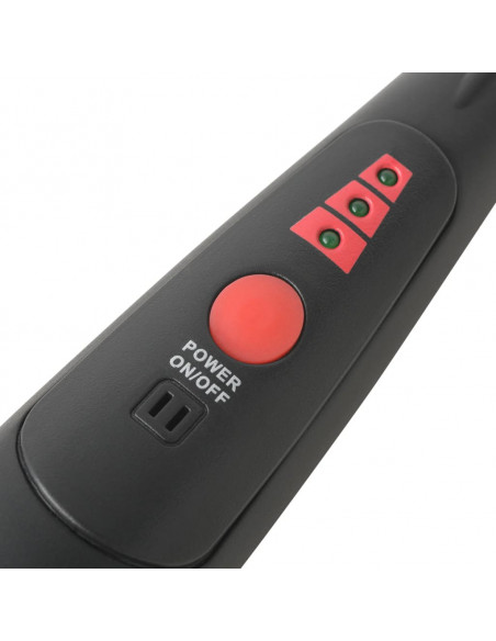 Metal Detector Localizzatore Nero e Rosso
