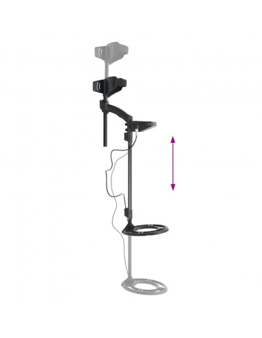 Metal Detector con Regolazione Automatica 18 cm con Pinpoint