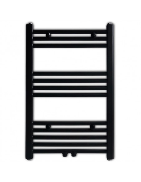 Radiatore Centrale Portasciugamano Dritto Nero 500 x 764 mm