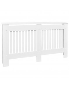 Armadietto Copritermosifone in MDF Bianco 152 cm 2