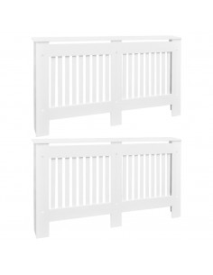 Copritermosifoni 2 pz in MDF 152 cm Bianchi 2