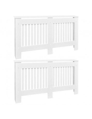 Copritermosifoni 2 pz in MDF 152 cm Bianchi