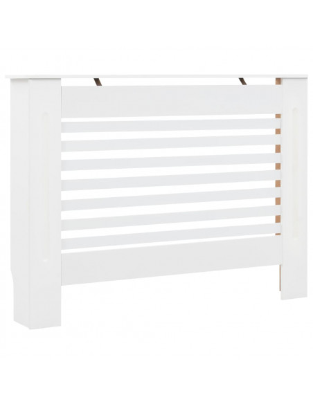 Copertura per Radiatore Bianca 112x19x81,5 cm in MDF