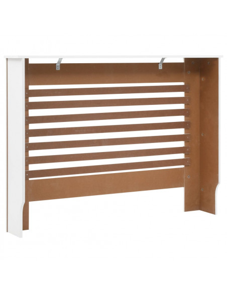 Copertura per Radiatore Bianca 112x19x81,5 cm in MDF