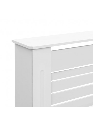Copertura per Radiatore Bianca 152x19x81,5 cm in MDF