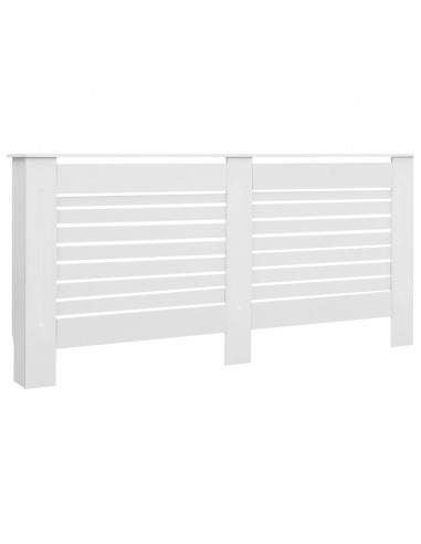 Copertura per Radiatore Bianca 172x19x81,5 cm in MDF