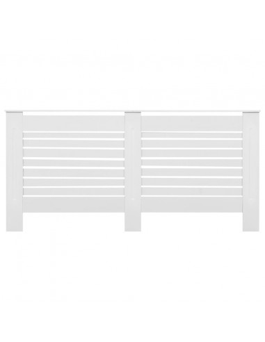 Copertura per Radiatore Bianca 172x19x81,5 cm in MDF