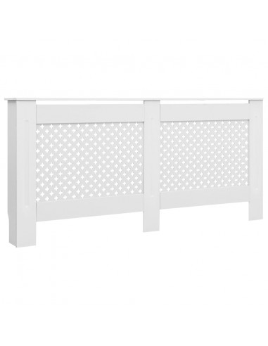 Copertura per Radiatore Bianca 172x19x81,5 cm in MDF