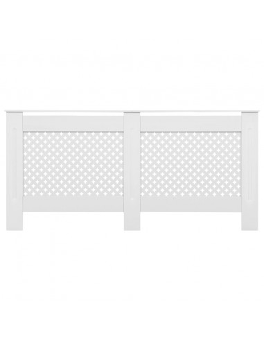 Copertura per Radiatore Bianca 172x19x81,5 cm in MDF