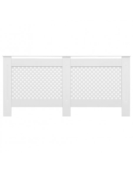 Copertura per Radiatore Bianca 172x19x81,5 cm in MDF