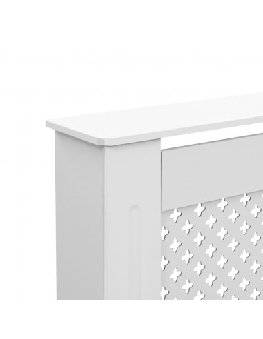 Copertura per Radiatore Bianca 172x19x81,5 cm in MDF