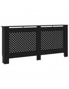 Copertura per Radiatore Nera 172x19x81 cm in MDF 2