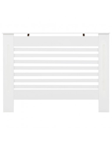 Coperture per Radiatori 2 pz Bianche 112x19x81,5 cm in MDF