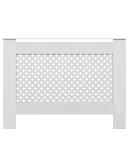 Coperture per Radiatori 2 pz Bianche 112x19x81,5 cm in MDF
