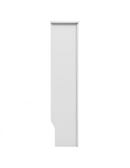Coperture per Radiatori 2 pz Bianche 112x19x81,5 cm in MDF