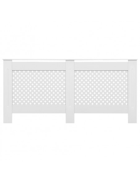 Coperture per Radiatori 2 pz Bianche 172x19x81,5 cm in MDF