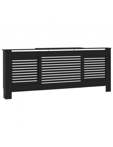 Copertura per Radiatore Nera in MDF 205 cm
