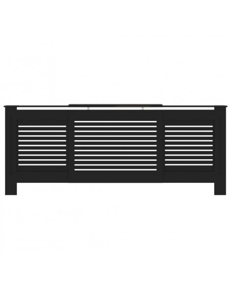 Copertura per Radiatore Nera in MDF 205 cm