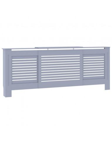 Copertura per Radiatore Grigia in MDF 205 cm