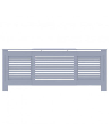 Copertura per Radiatore Grigia in MDF 205 cm