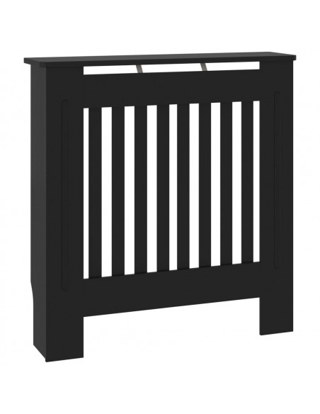 Copertura per Radiatore Nera in MDF 78 cm