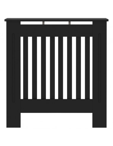 Copertura per Radiatore Nera in MDF 78 cm