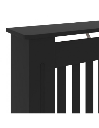 Copertura per Radiatore Nera in MDF 78 cm