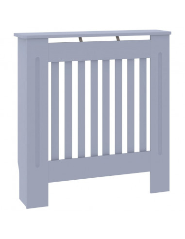 Copertura per Radiatore Grigia in MDF 78 cm