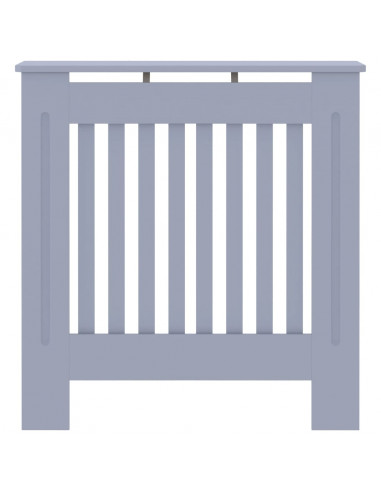 Copertura per Radiatore Grigia in MDF 78 cm