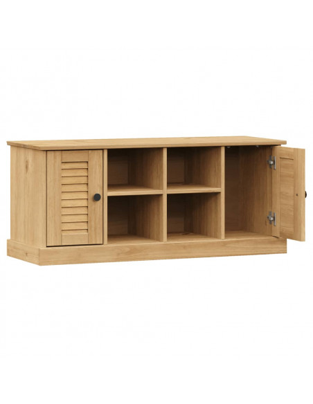 Panca Porta Scarpe VIGO 106x35x45 cm in Legno Massello di Pino
