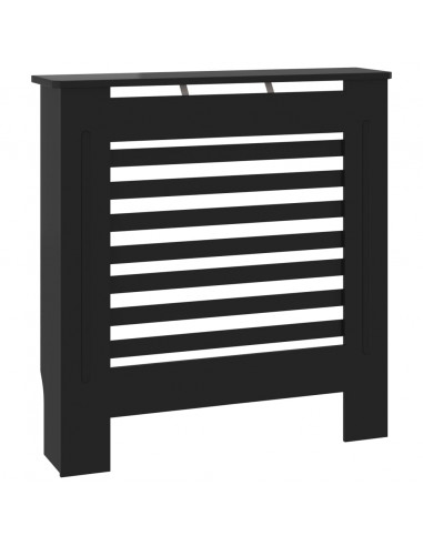 Copertura per Radiatore Nera in MDF 78 cm