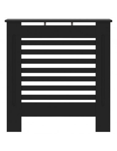 Copertura per Radiatore Nera in MDF 78 cm