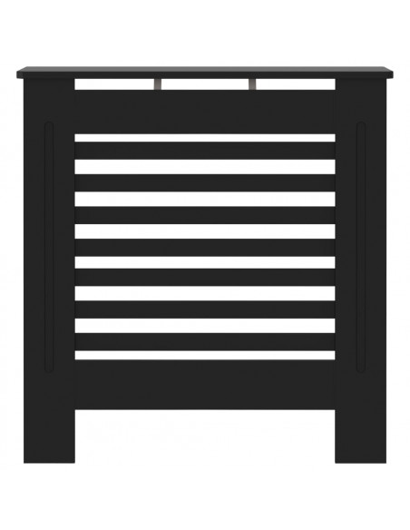 Copertura per Radiatore Nera in MDF 78 cm