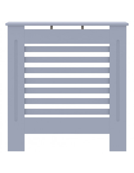 Copertura per Radiatore Grigia in MDF 78 cm