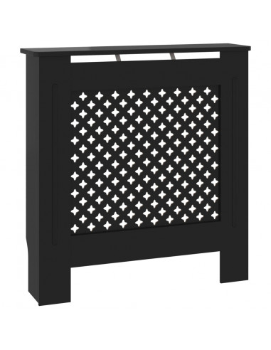 Copertura per Radiatore Nera in MDF 78 cm