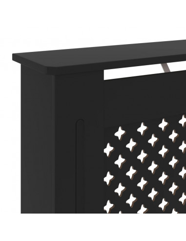 Copertura per Radiatore Nera in MDF 78 cm