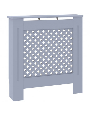 Copertura per Radiatore Grigia in MDF 78 cm