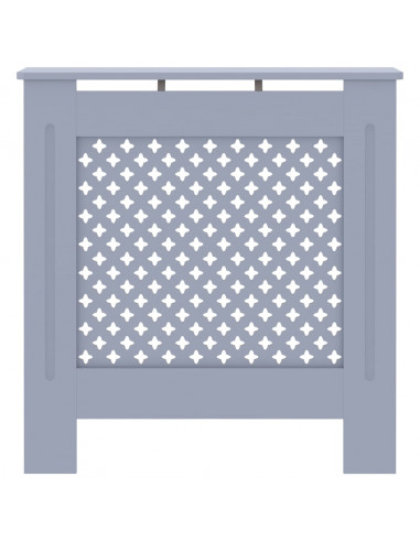 Copertura per Radiatore Grigia in MDF 78 cm