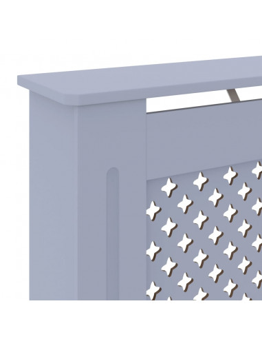 Copertura per Radiatore Grigia in MDF 78 cm