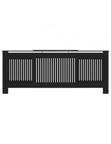 Copertura per Radiatore Nera in MDF 205 cm
