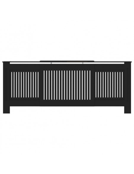 Copertura per Radiatore Nera in MDF 205 cm