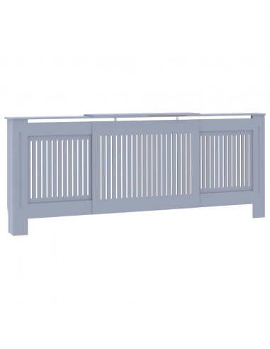 Copertura per Radiatore Grigia in MDF 205 cm