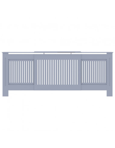 Copertura per Radiatore Grigia in MDF 205 cm