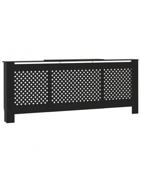 Copertura per Radiatore Nera in MDF 205 cm