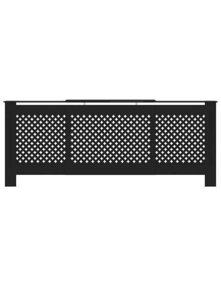 Copertura per Radiatore Nera in MDF 205 cm